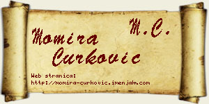 Momira Ćurković vizit kartica